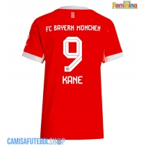 Camisa de time de futebol Bayern Munich Harry Kane #9 Replicas 1º Equipamento Feminina 2025-26 Manga Curta